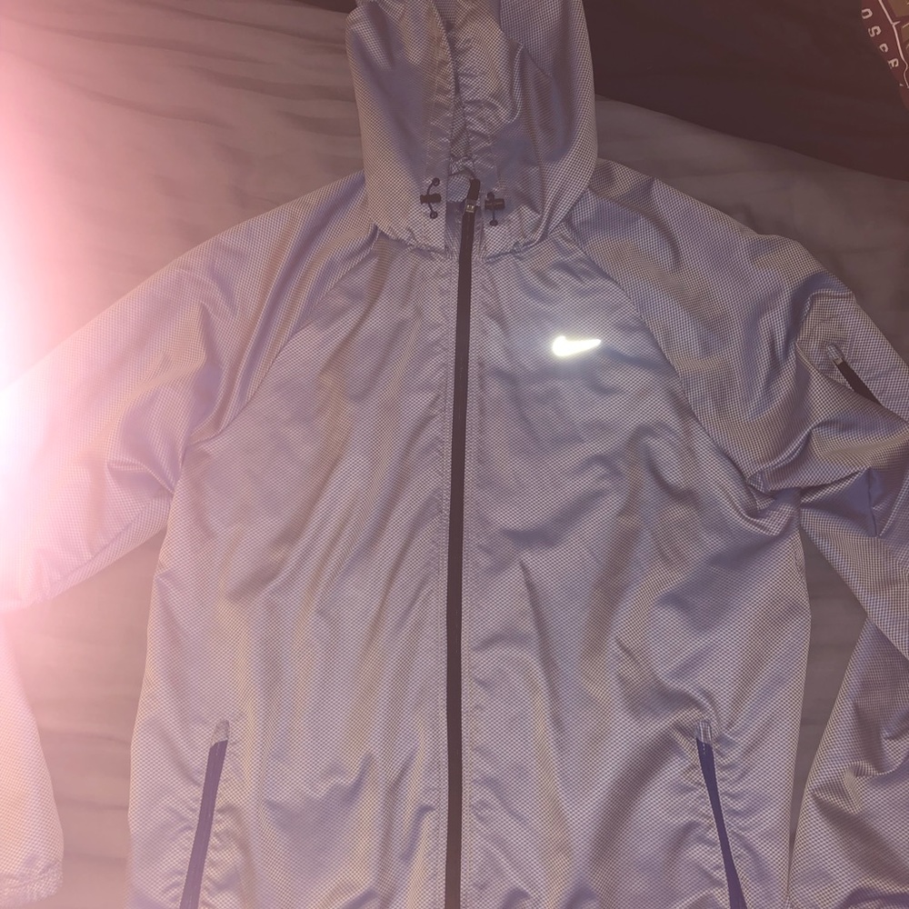 Nike reflective windbreaker